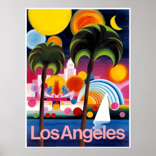 Los Angeles Plakat (Vorne)