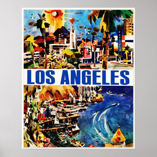 Los Angeles Plakat (Vorne)