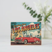 Los Angeles Postcard Postkarte (Stehend Vorderseite)