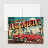 Los Angeles Postcard Postkarte (Vorne/Hinten)