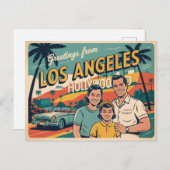 Los Angeles Postkarte (Vorne/Hinten)