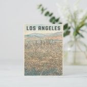 Los Angeles Postkarte (Stehend Vorderseite)