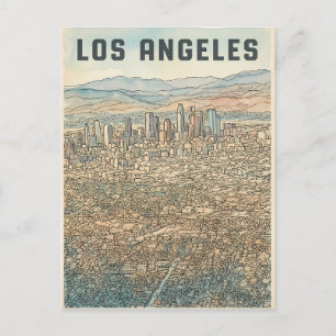 Los Angeles Postkarte