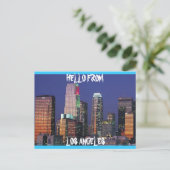 LOS ANGELES Postkarte (Stehend Vorderseite)