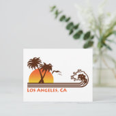 Los Angeles Postkarte (Stehend Vorderseite)