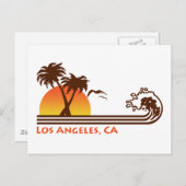 Los Angeles Postkarte (Vorne/Hinten)