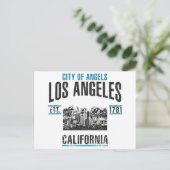 Los Angeles Postkarte (Stehend Vorderseite)