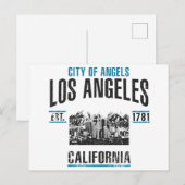 Los Angeles Postkarte (Vorne/Hinten)