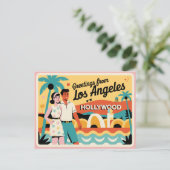 Los Angeles Postkarte (Stehend Vorderseite)