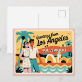 Los Angeles Postkarte (Vorne/Hinten)