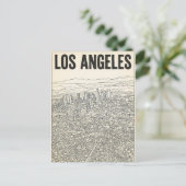Los Angeles Postkarte (Stehend Vorderseite)