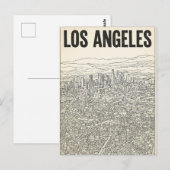 Los Angeles Postkarte (Vorne/Hinten)