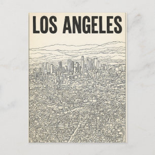 Los Angeles Postkarte