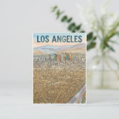 Los Angeles Postkarte (Stehend Vorderseite)