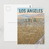 Los Angeles Postkarte (Vorne/Hinten)