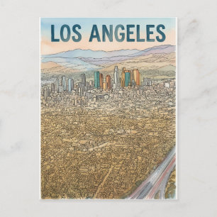 Los Angeles Postkarte