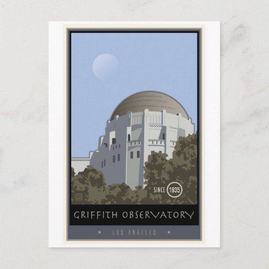 Los Angeles Postkarte (Vorderseite)