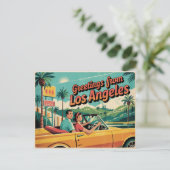 Los Angeles Postkarte (Stehend Vorderseite)