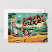 Los Angeles Postkarte (Vorne/Hinten)