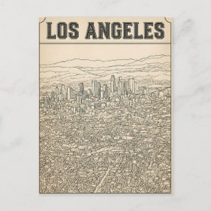Los Angeles Postkarte