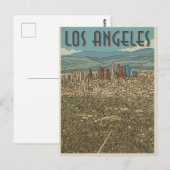 Los Angeles Postkarte (Vorne/Hinten)