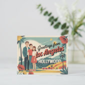 Los Angeles Postkarte (Stehend Vorderseite)