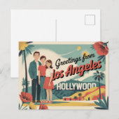 Los Angeles Postkarte (Vorne/Hinten)