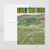 Los Angeles  Postkarte (Vorne/Hinten)