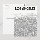 Los Angeles Postkarte (Vorne/Hinten)