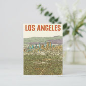 Los Angeles Postkarte (Stehend Vorderseite)
