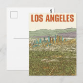 Los Angeles Postkarte (Vorne/Hinten)