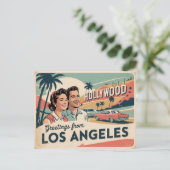 Los Angeles Postkarte (Stehend Vorderseite)