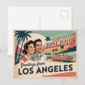 Los Angeles Postkarte (Vorne/Hinten)