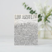 Los Angeles  Postkarte (Stehend Vorderseite)