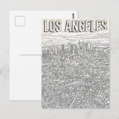 Los Angeles  Postkarte (Vorne/Hinten)
