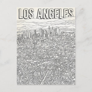 Los Angeles Postkarte