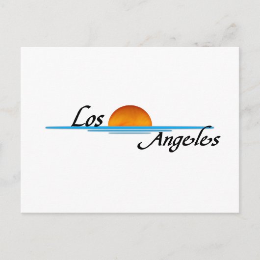 Los Angeles Postkarte (Vorderseite)