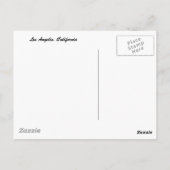Los Angeles Postkarte (Rückseite)