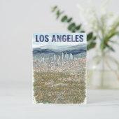Los Angeles Postkarte (Stehend Vorderseite)