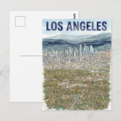 Los Angeles Postkarte (Vorne/Hinten)