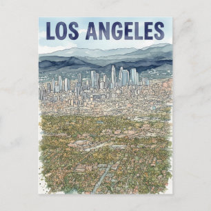 Los Angeles Postkarte