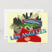 Los Angeles Postkarte (Vorne/Hinten)
