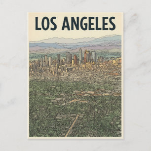 Los Angeles Postkarte