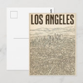 Los Angeles Postkarte (Vorne/Hinten)
