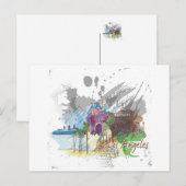 Los Angeles Postkarte (Vorne/Hinten)