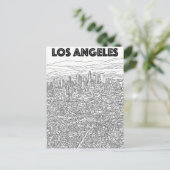 Los Angeles Postkarte (Stehend Vorderseite)