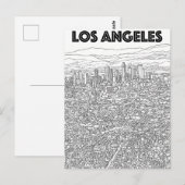 Los Angeles Postkarte (Vorne/Hinten)