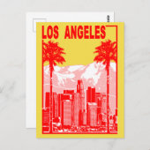 Los Angeles Postkarte (Vorne/Hinten)