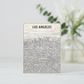Los Angeles  Postkarte (Stehend Vorderseite)