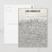 Los Angeles  Postkarte (Vorne/Hinten)